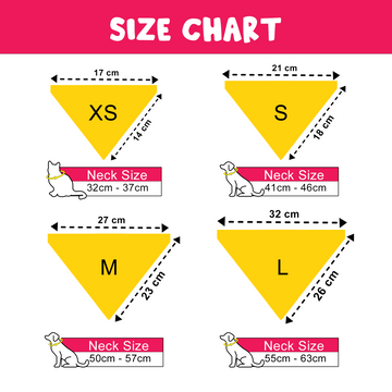 PawsIndia Pet Bandana - Valentines Edition - Woof You Be Mine